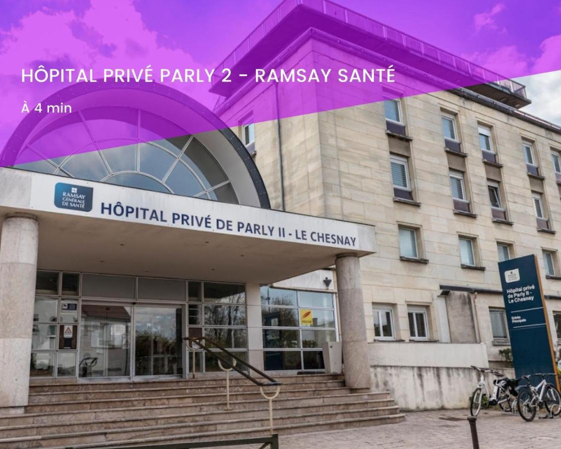 Le Cocon Des Couples Tout Proche Versailles - En Face De L'Hopital Mignot Le Chesnay  Kültér fotó